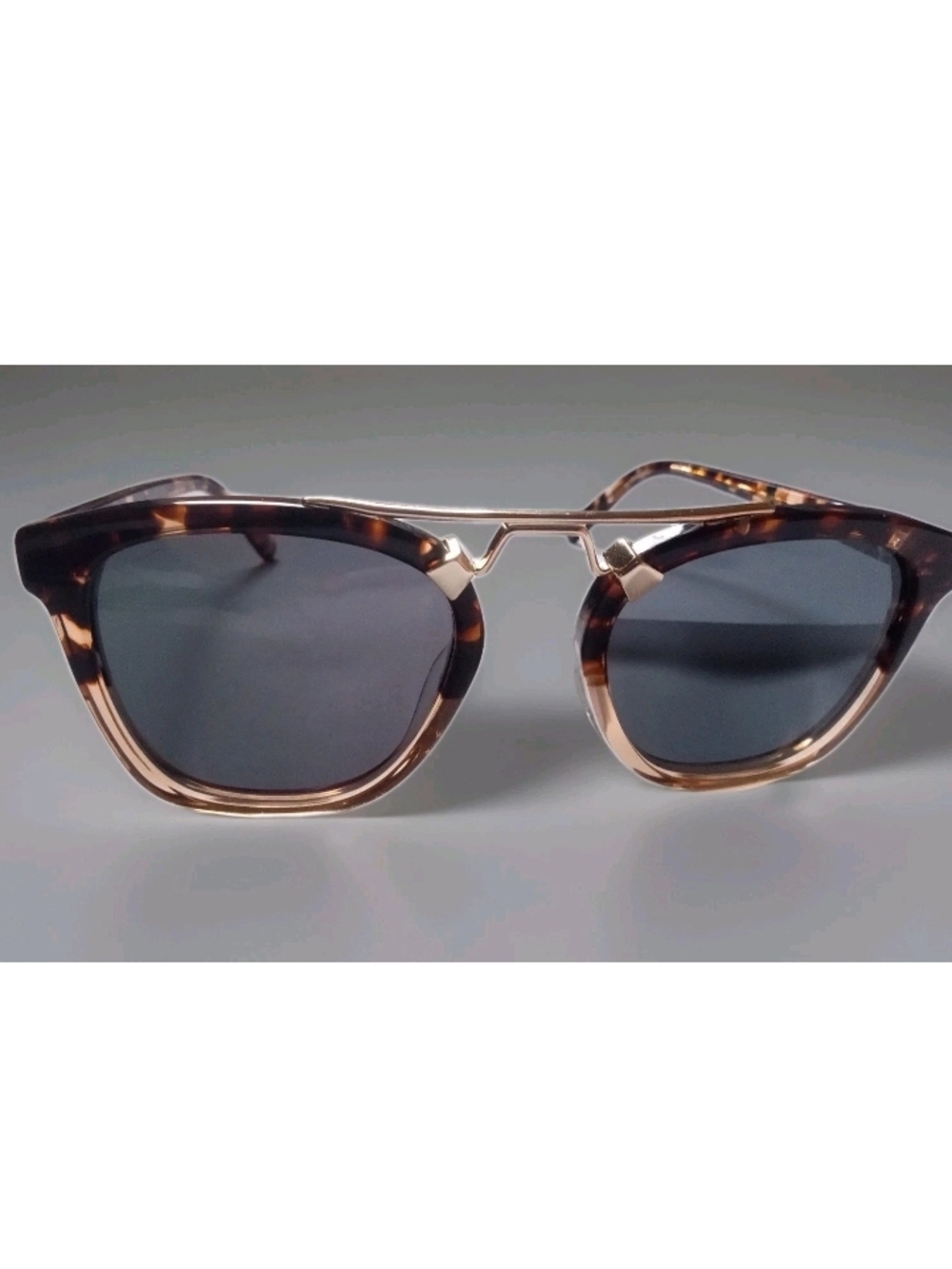 WMP Eyewear Square Vintage Polarized Sunglasses Tortoise Frame Brown W52[]23-151